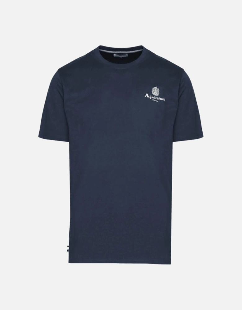 Cotton Logo Navy T-Shirt