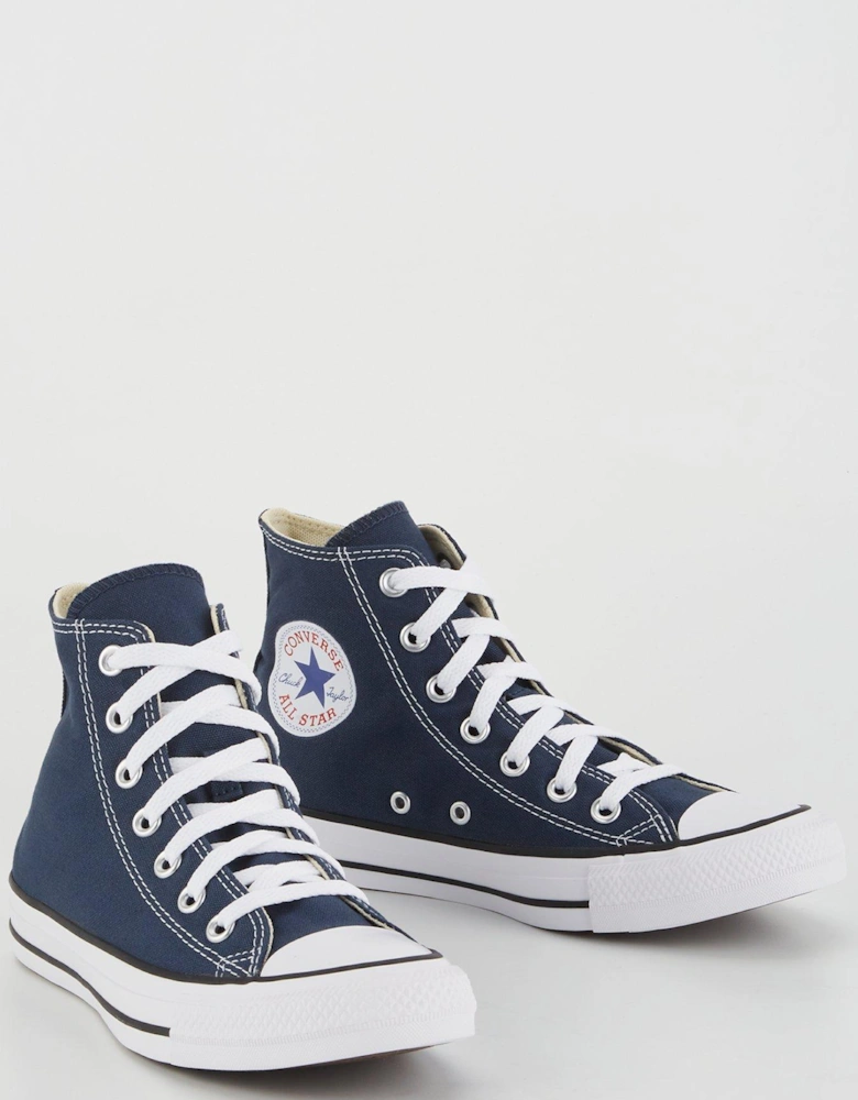 Unisex Hi Top Trainers - Navy