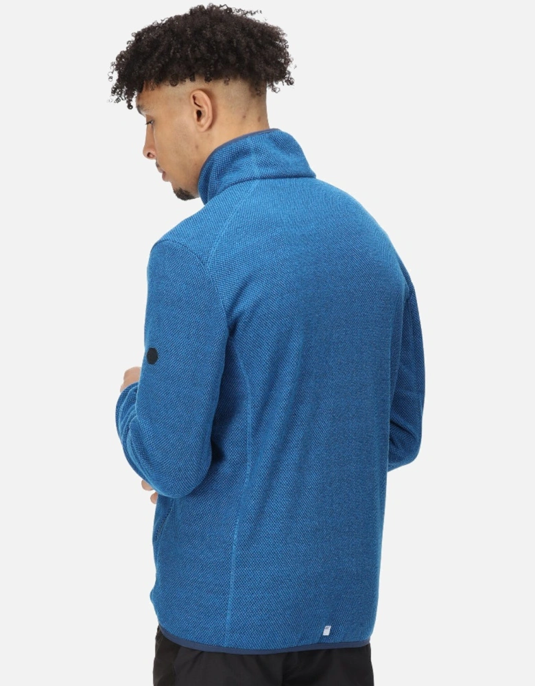 Mens Torrens Two Tone Polyester Full Zip Fleece Jacket Top