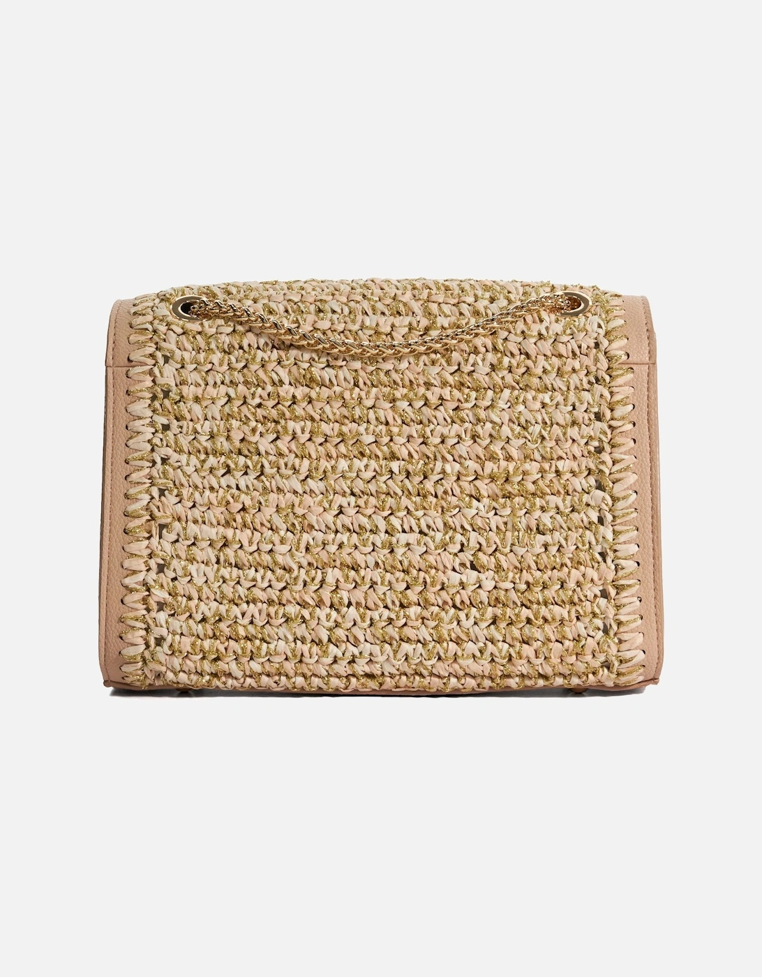 Accessories Delphinium - Raffia Chain Handle Shoulder Bag