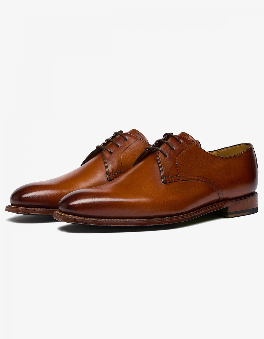 Eastington Mens Hand Finished Calf Leather Derby Shoes, 6 of 5