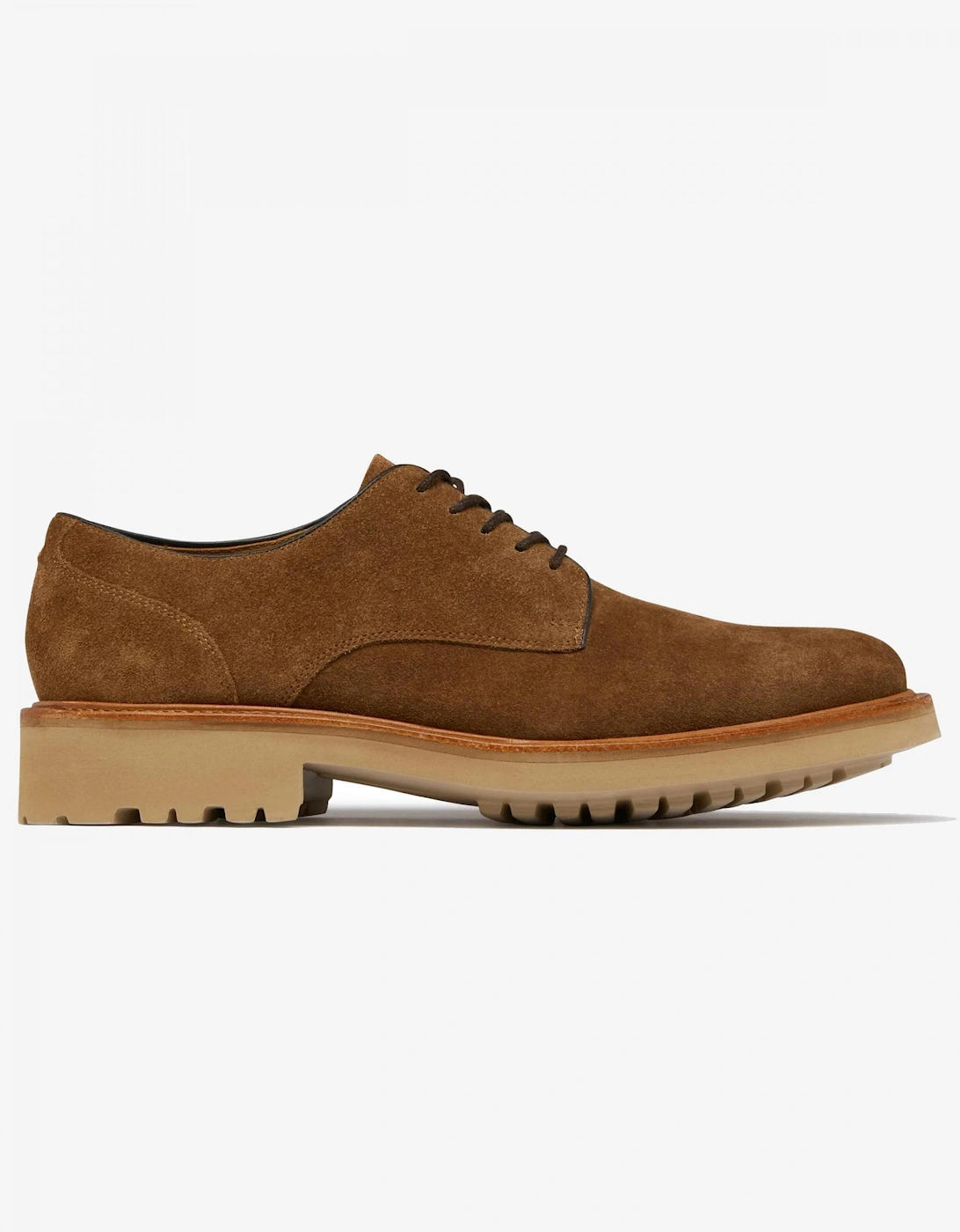 Clipstone Mens Calf Suede Derby Shoes, 6 of 5