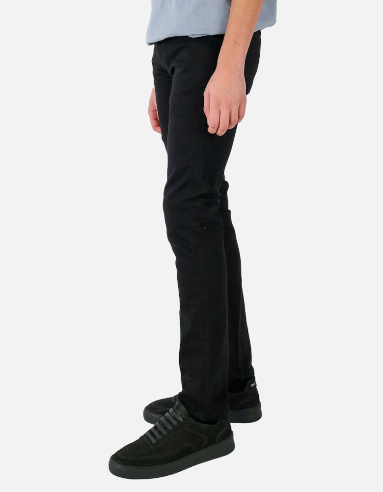 Longton Stretch Slim Black Jean