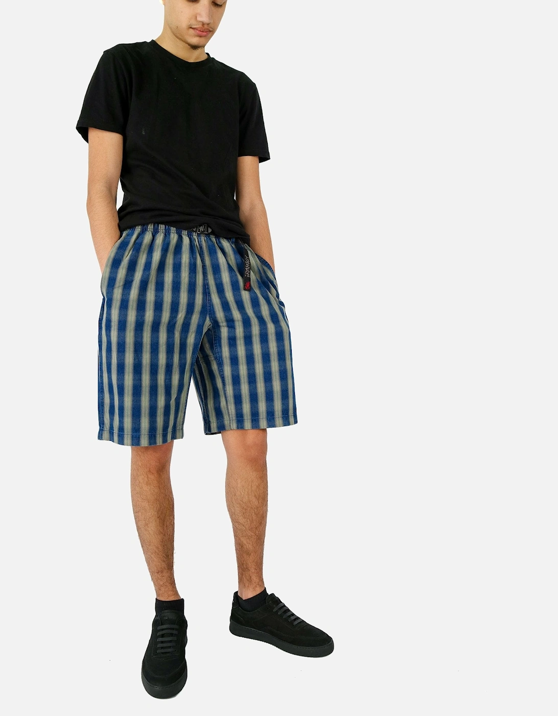 OG Yarn Dyed Plaid Blue Jam Short