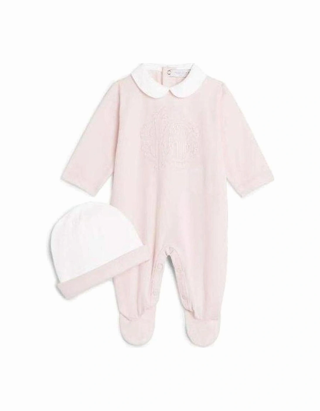 Baby Girls Cavalli Pale Pink Baby grow Gift Set, 5 of 4
