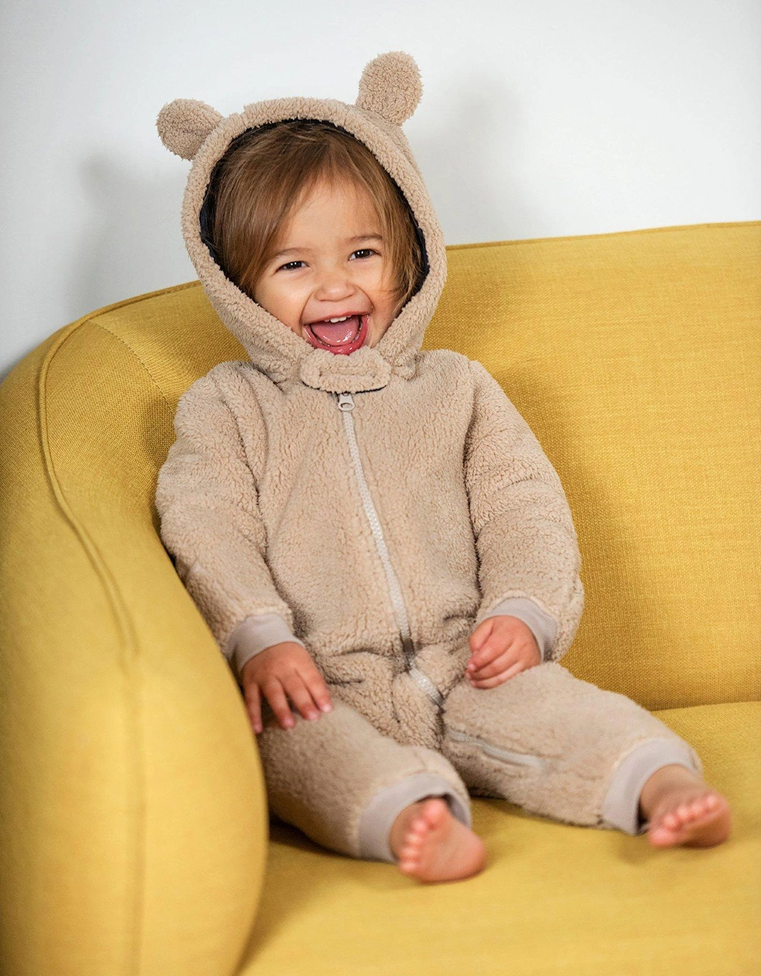 Baby Toasty Ted Snuggle Suit - Brown