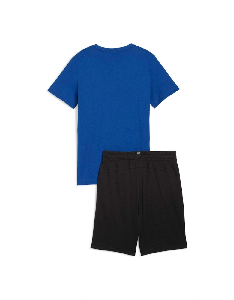 Boys Short Jersey Set - Blue