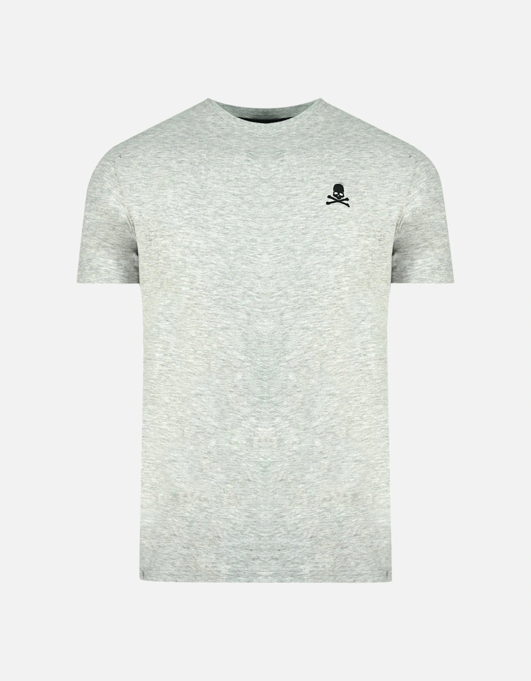 Skull And Crossbones Logo Grey Underwear T-Shirt, 3 of 2