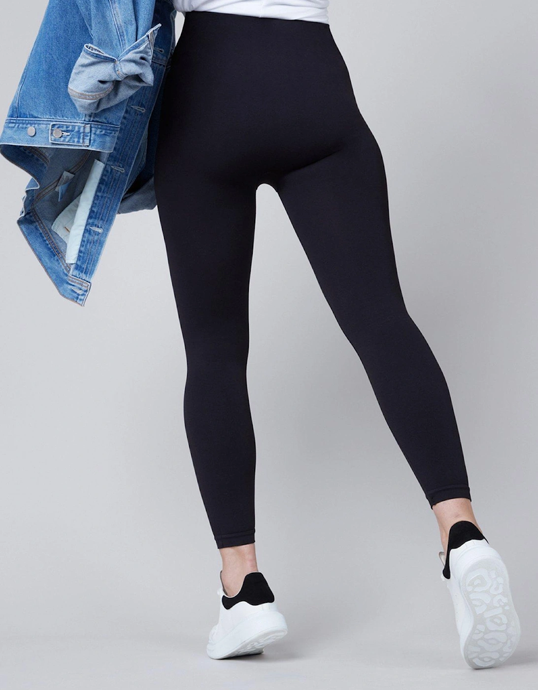 Seamless High Waist Leggings - Black