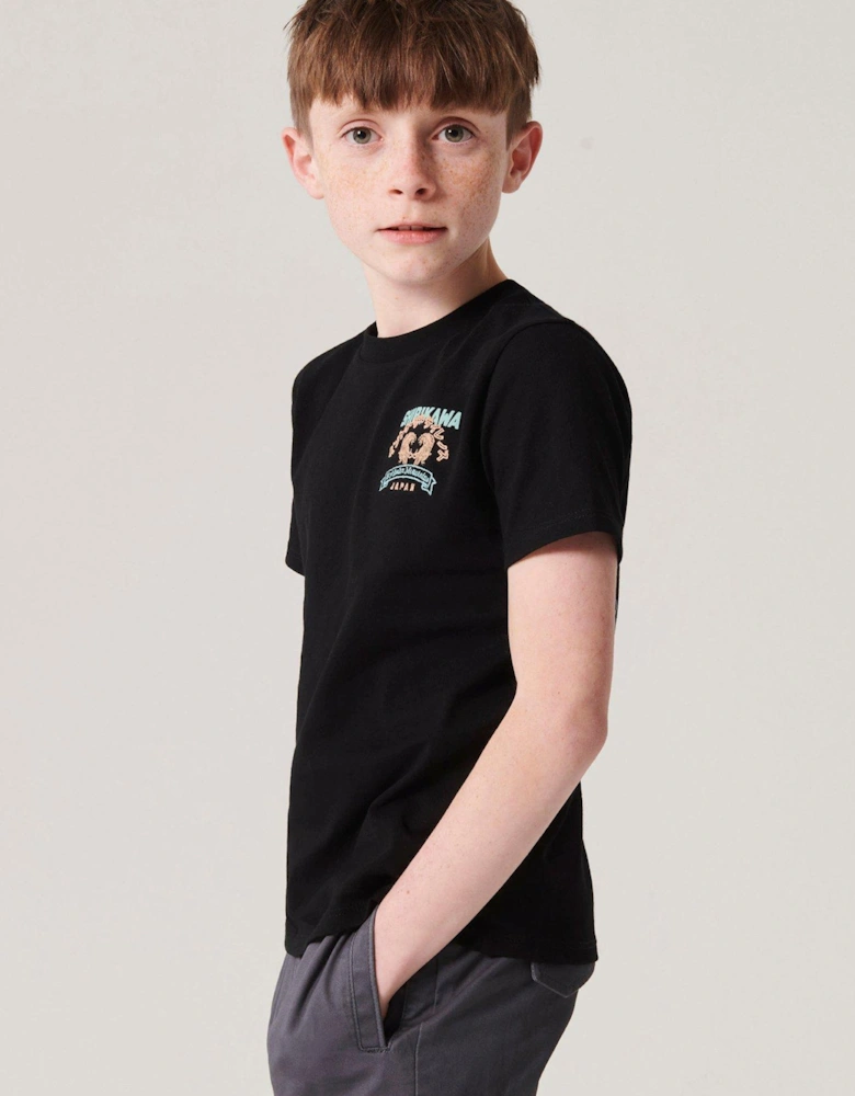 Boys Graphic Tee - Black