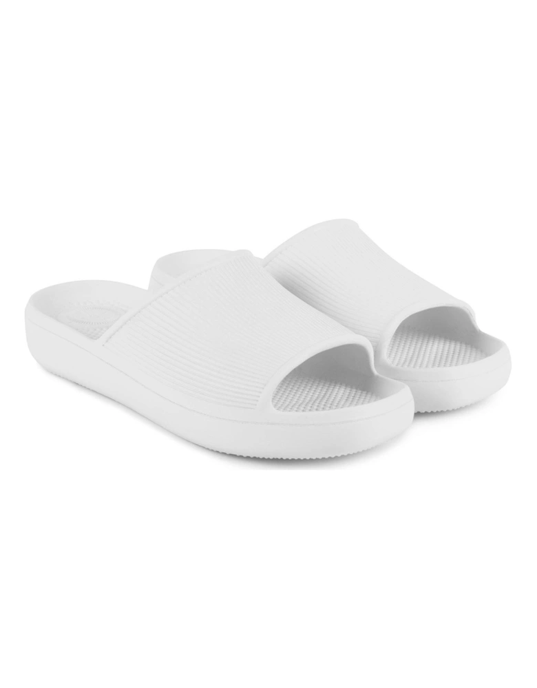 Solbounce Ribbed Slide - White