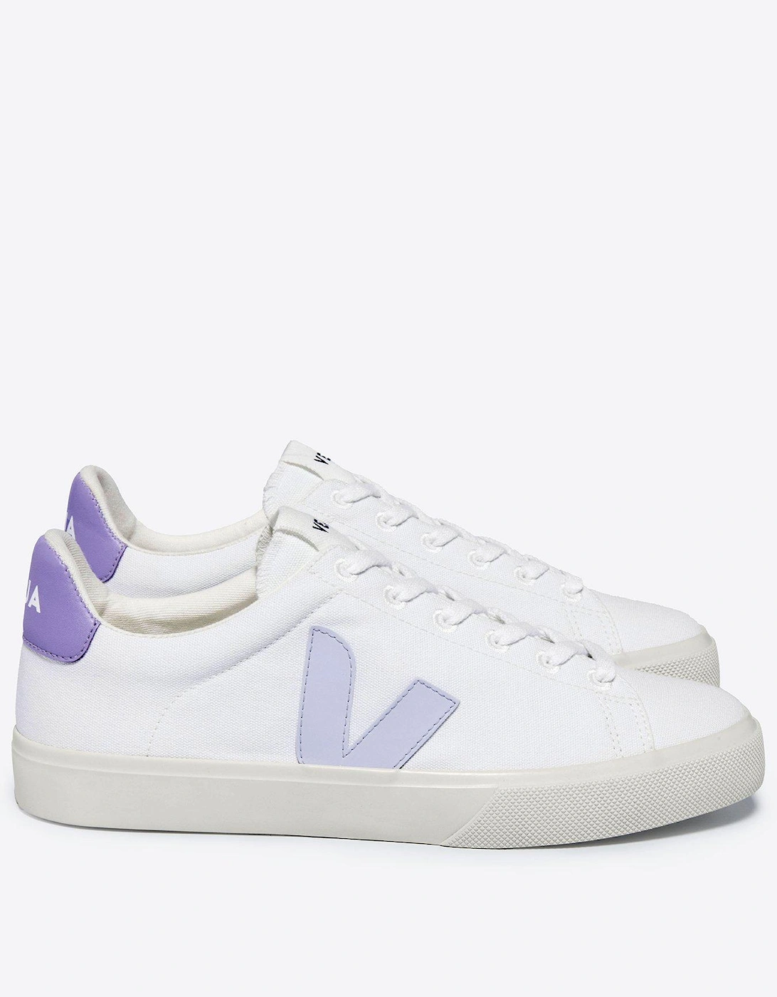 Women's Campo Canvas Trainers - Light Purple, 5 of 4