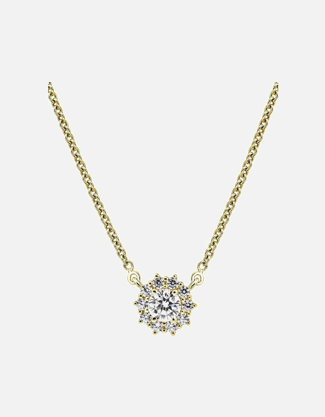 Anya 9ct Gold 0.36ct Diamond Cluster Necklace, 2 of 1