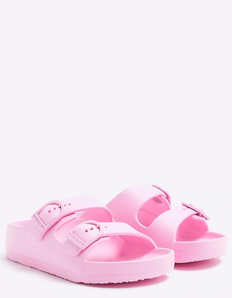 Girls Buckle Sandals - Pink