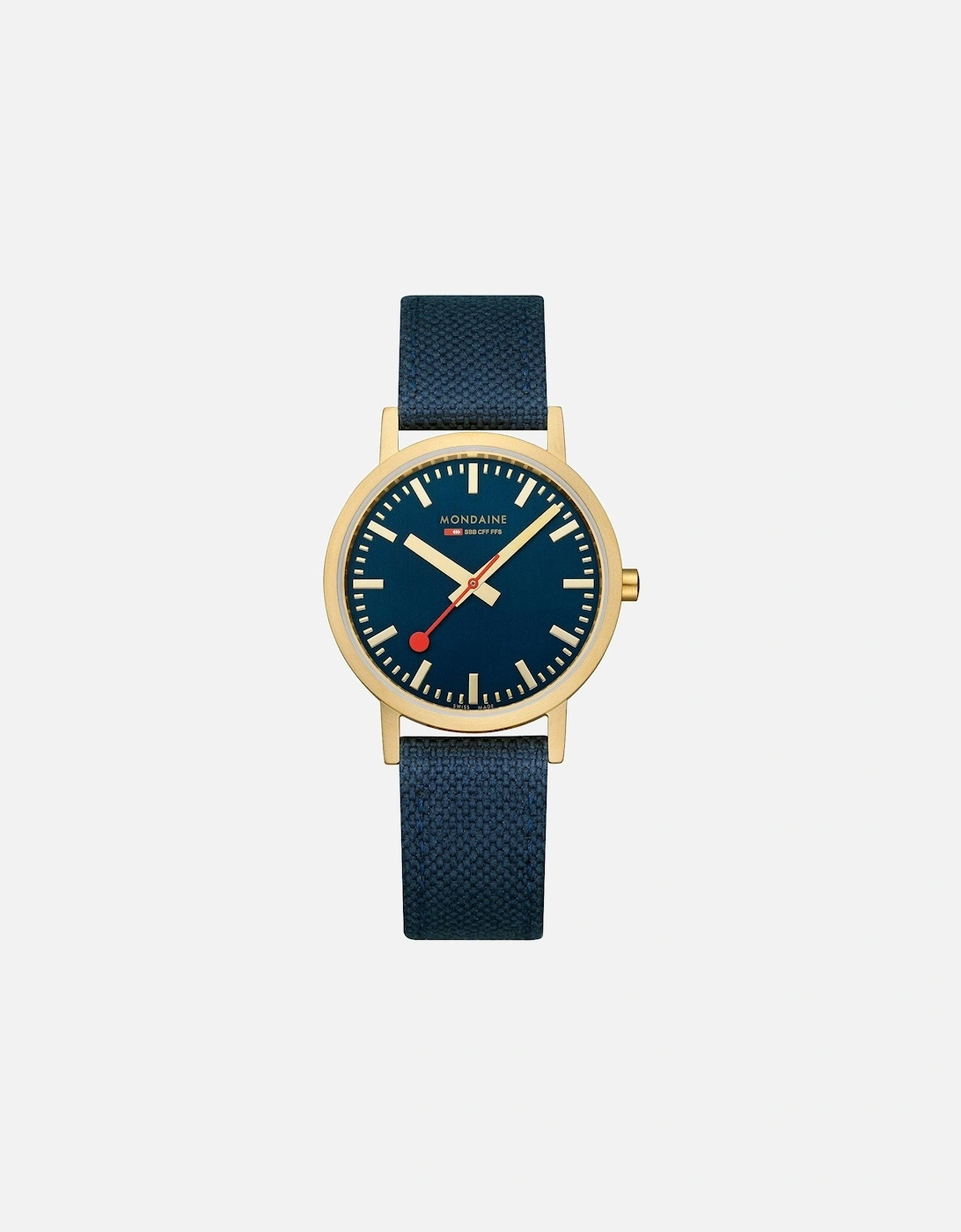 Classic Golden 36mm Case Deep Ocean Blue Watch, 2 of 1