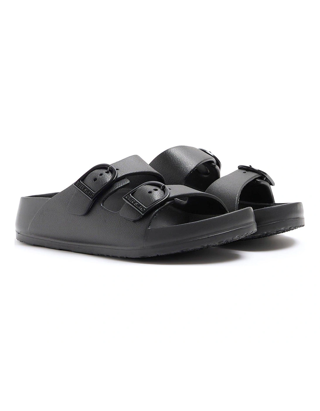 Boys Double Strap Sandals - Black