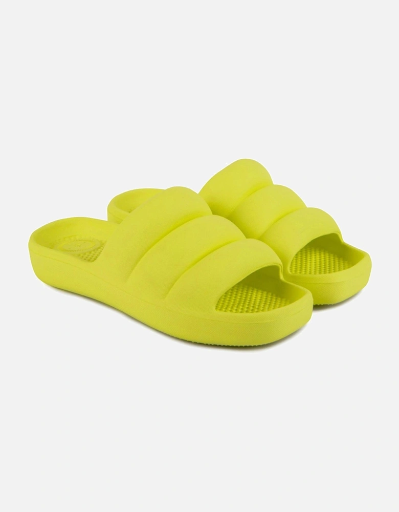 Solbounce Moulded Puffy Slide - Lime