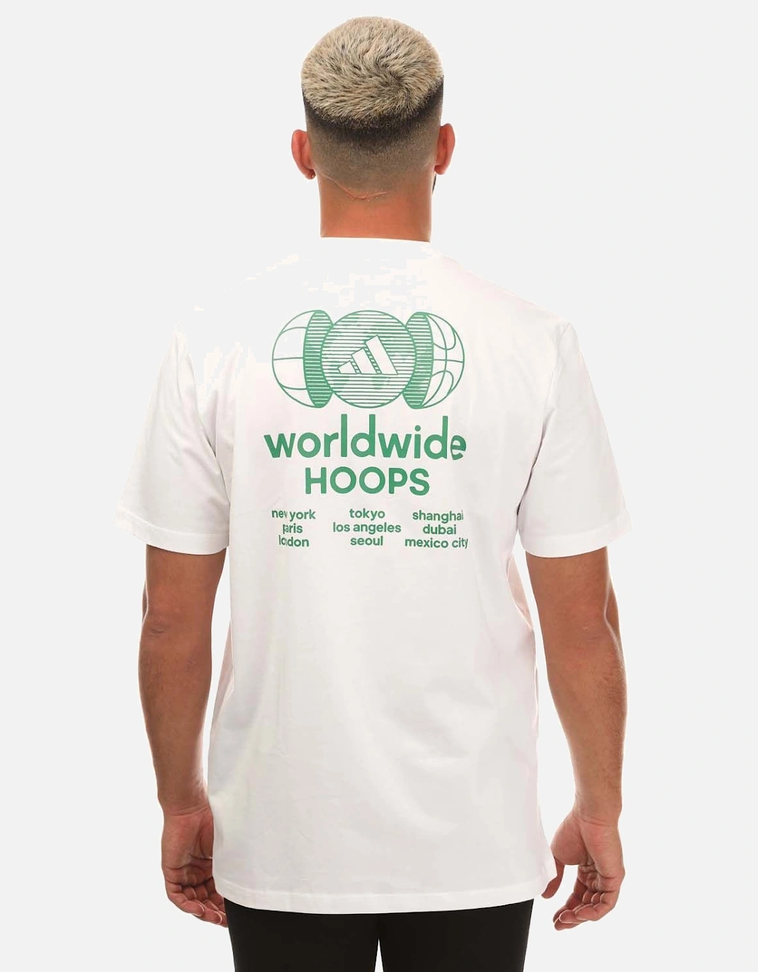 Mens Worldwide Hoops City Graphic T-Shirt