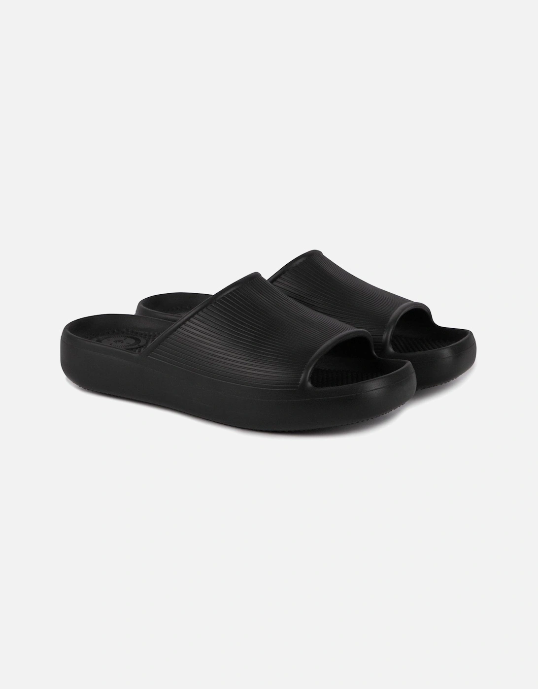 Solbounce Ribbed Slide - Black, 2 of 1