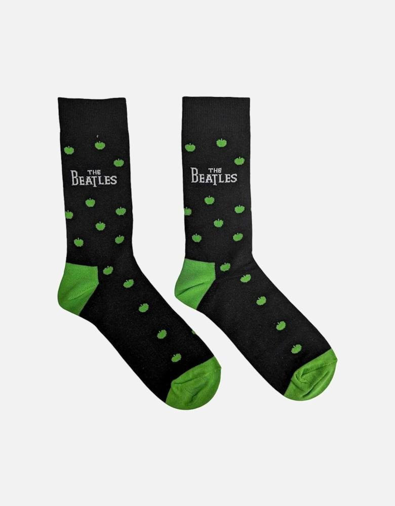 Unisex Adult Drop T Logo & Apple Socks