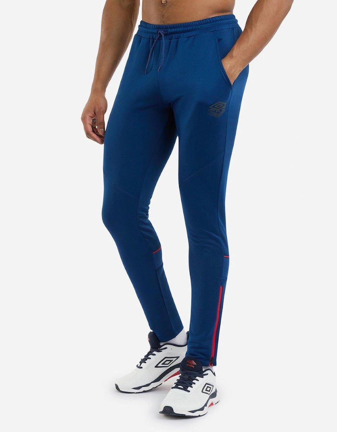 Mens Pro Training Polyester Tracksuit Bottoms, 2 of 1