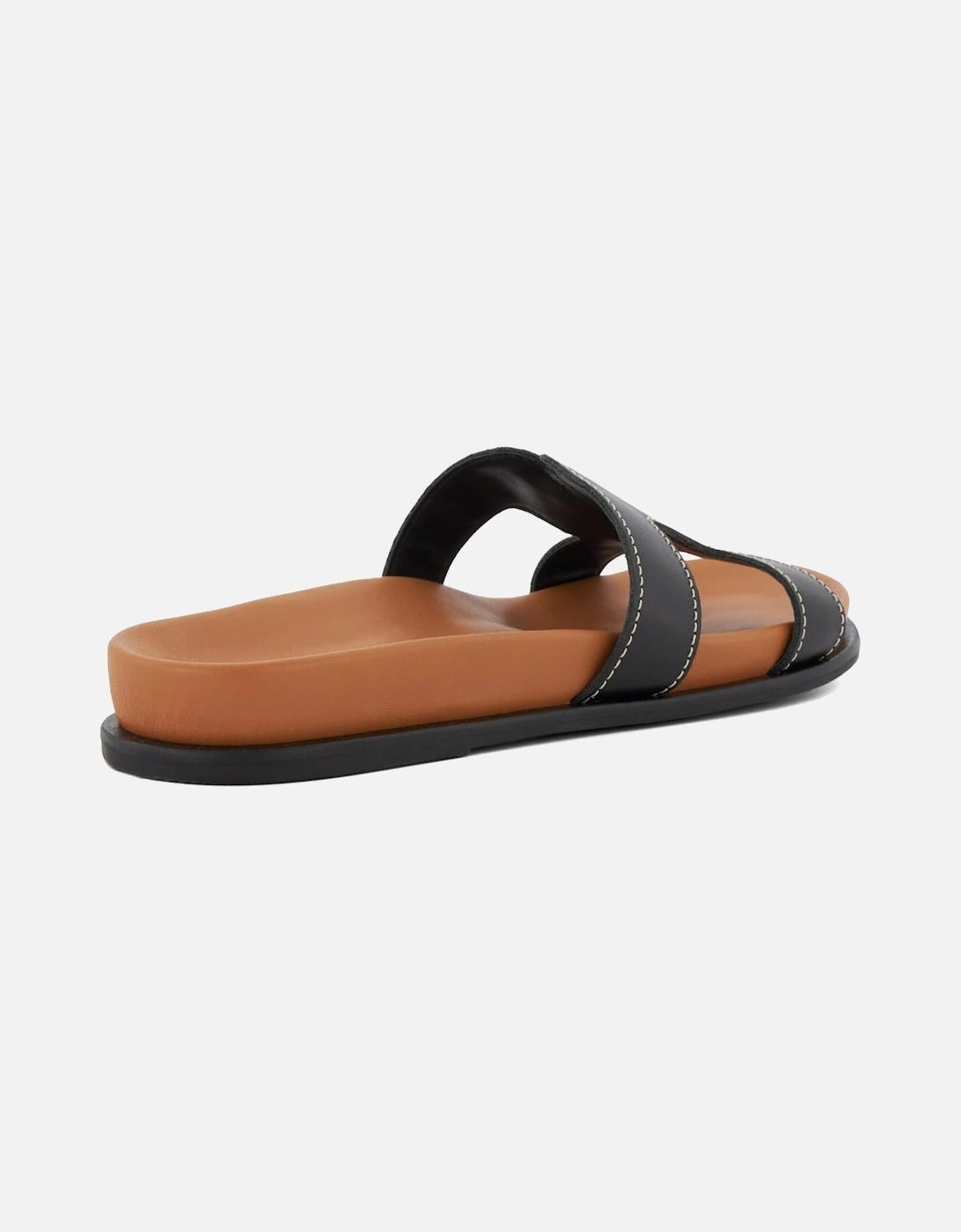 Ladies Loupa - Topstitch-Detail Comfort-Footbed Slider Sandals