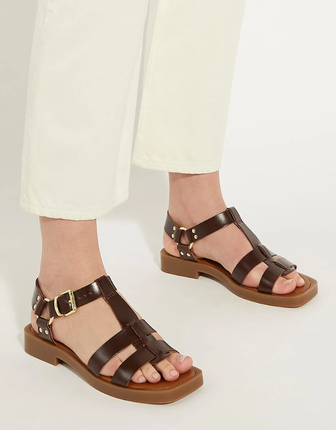 Ladies Loto - Leather Gladiator Sandals