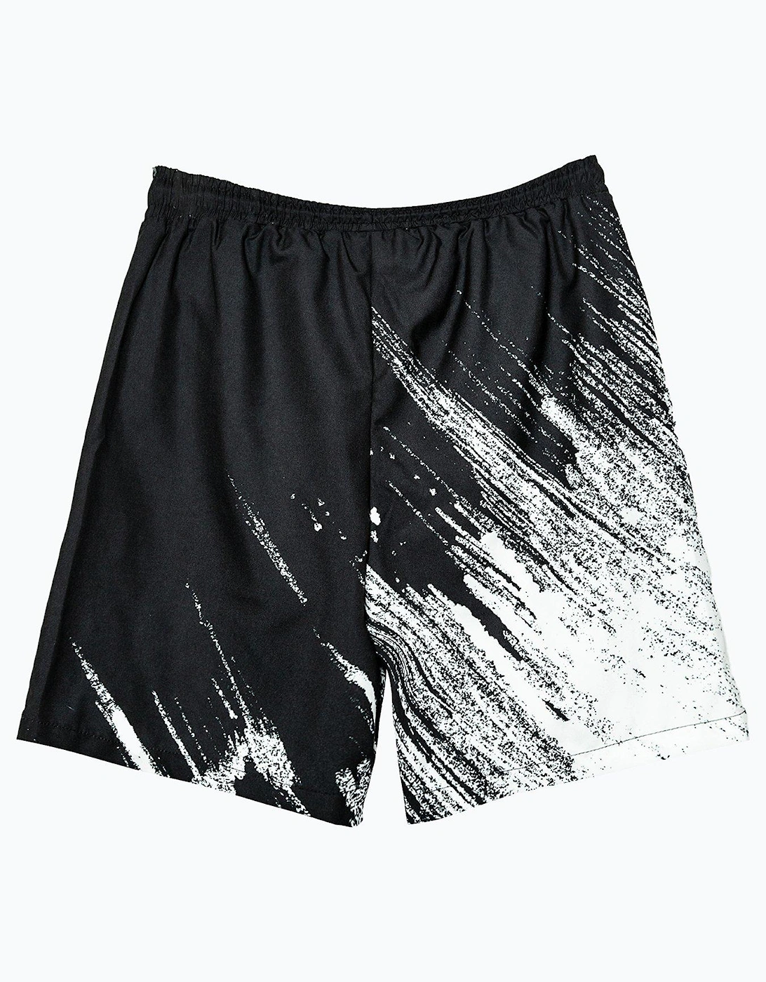 Boys Multi Black Scratch Scribble Swim Shorts