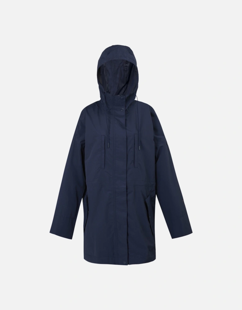 Womens Amur Longline Hooded Rain Coat