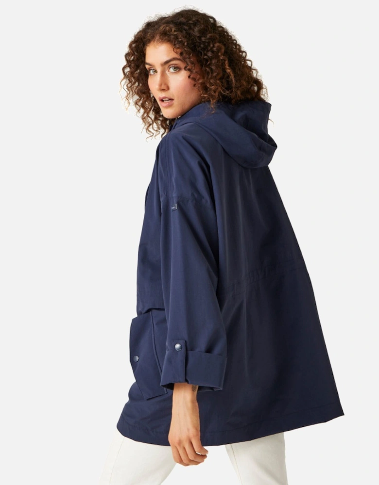 Womens Amur Longline Hooded Rain Coat