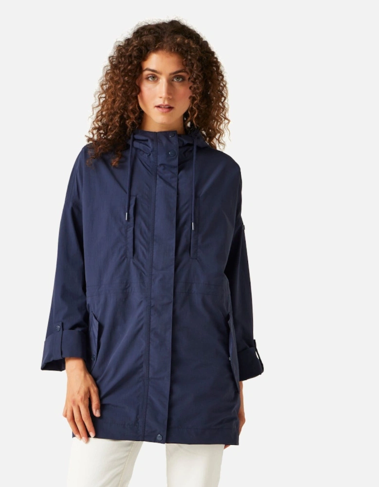 Womens Amur Longline Hooded Rain Coat