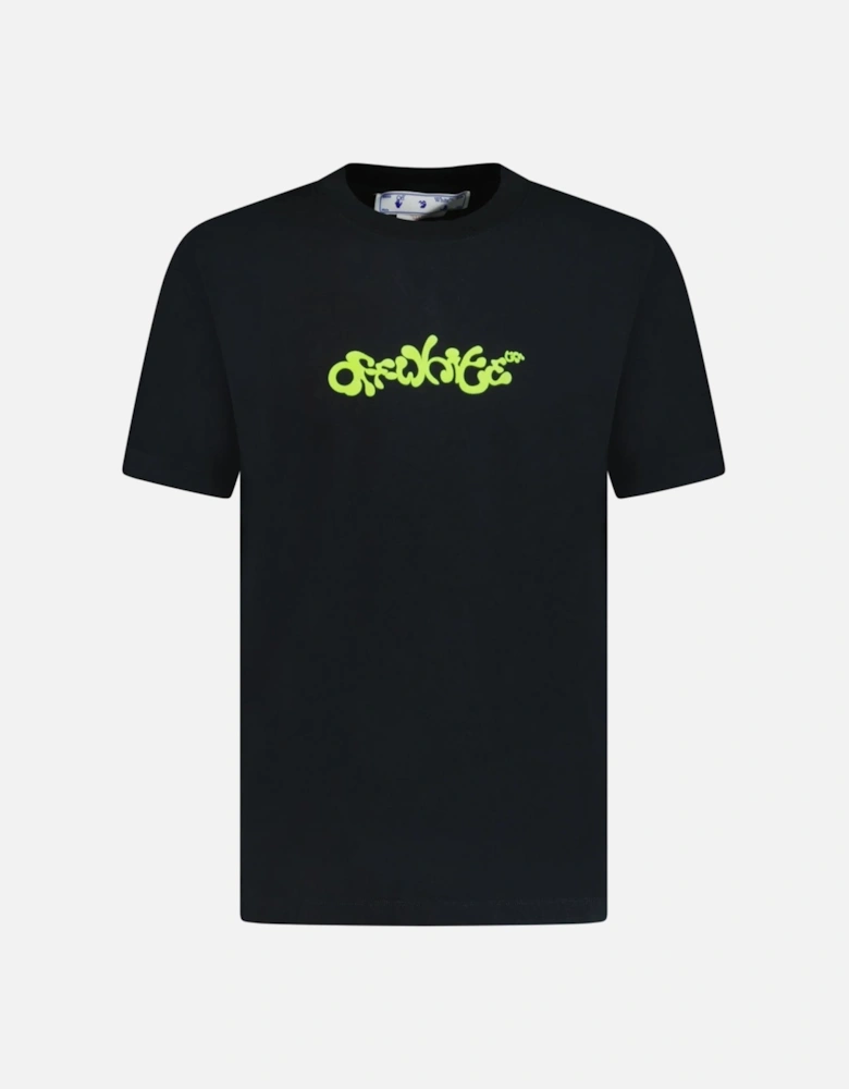 Opposite Arrows Printed T-Shirt in Black