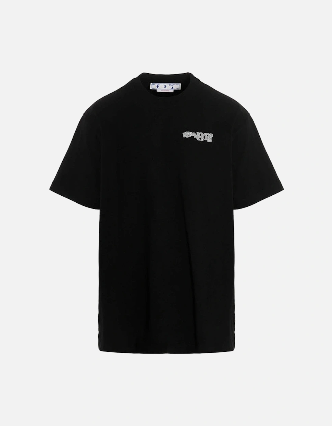 Carlos Arrow Printed Oversized T-Shirt in Black
