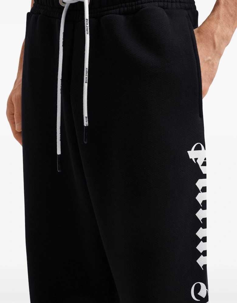 Side Logo Joggers in Black