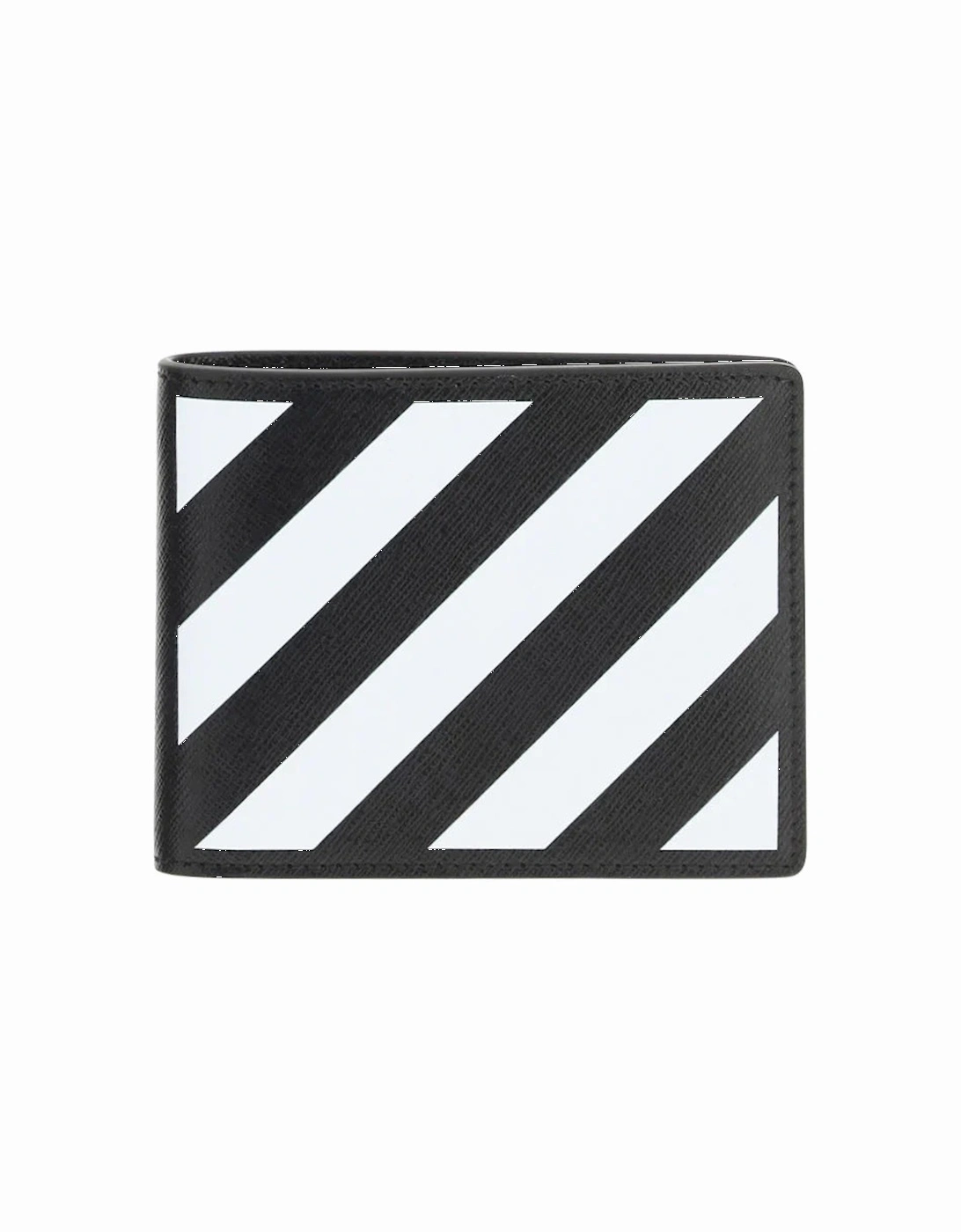 Binder Diagonal Stripe Printed Bifold Wallet in Black, 4 of 3