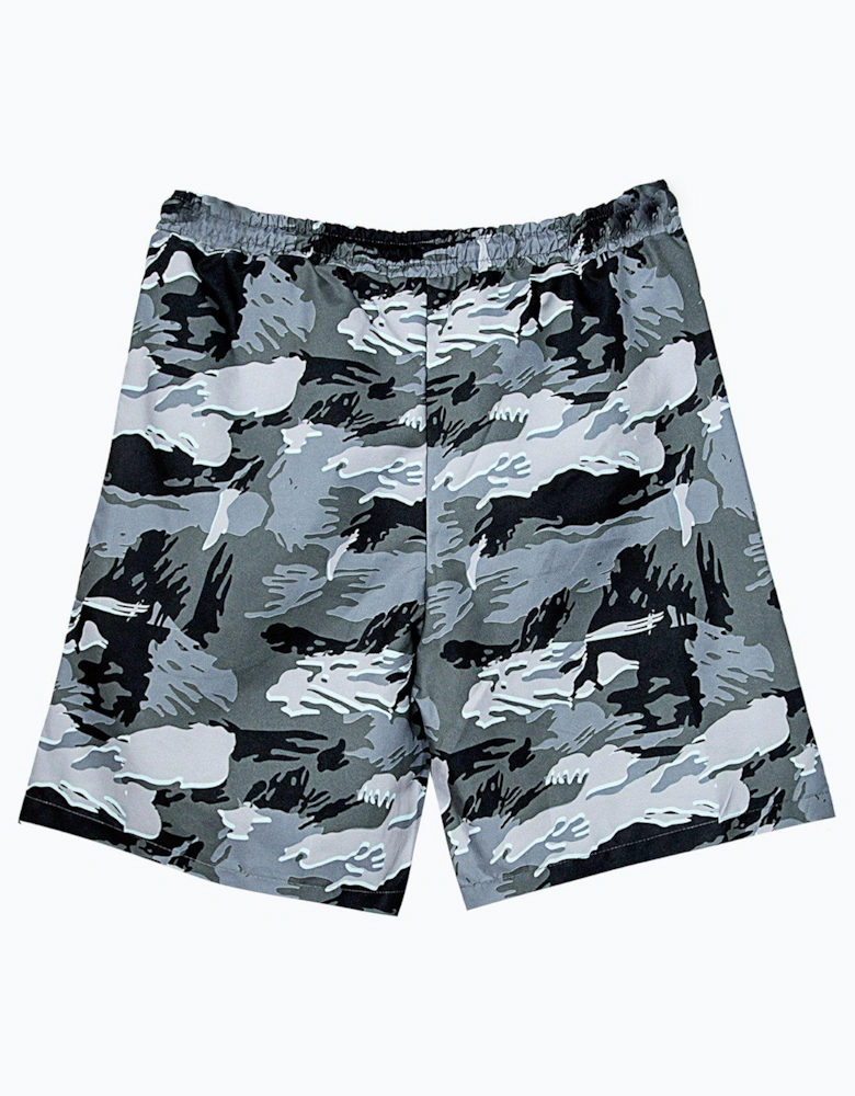 Boys Multi Gloom Camo Swim Shorts
