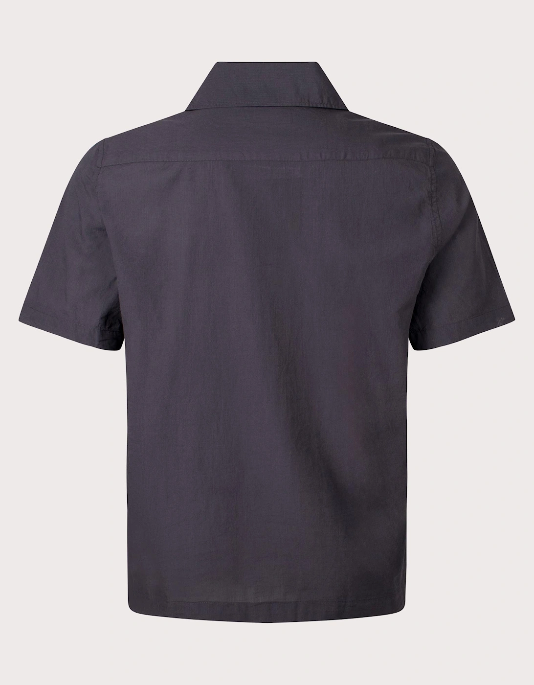 Lightweight Texture Revere Collar Shirt