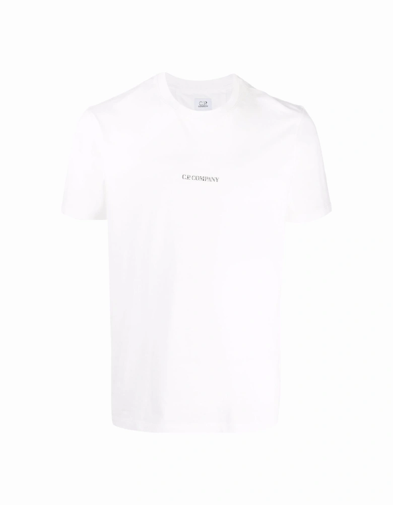 C.P. Company Compact Logo-print Cotton T-shirt in White