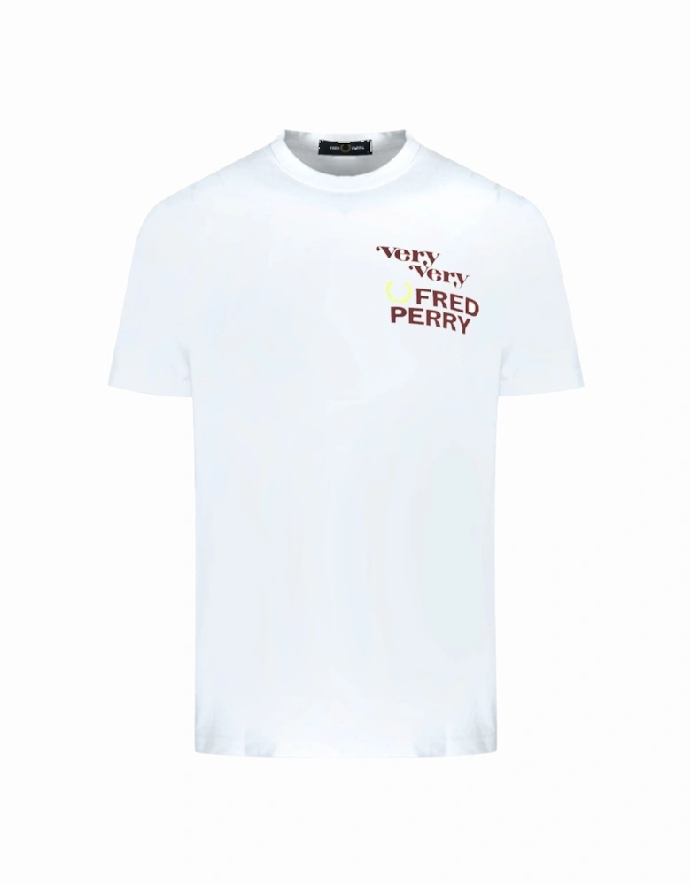 Very Very Logo M2679 129 White T Shirt