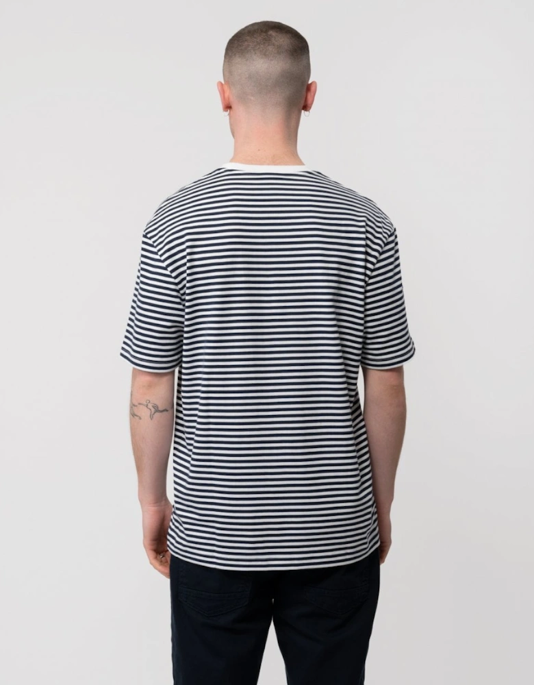 Mens Striped Crew Neck T-Shirt