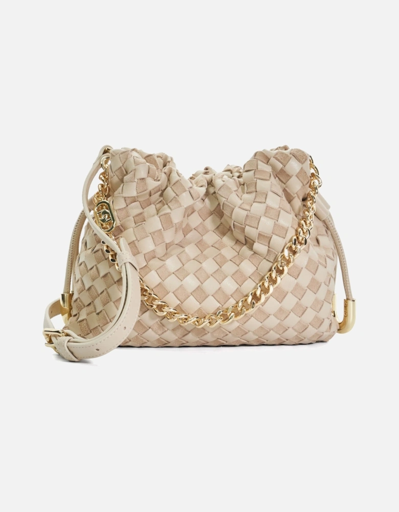 Accessories Primrose S - Small Drawstring Woven Leather Bag