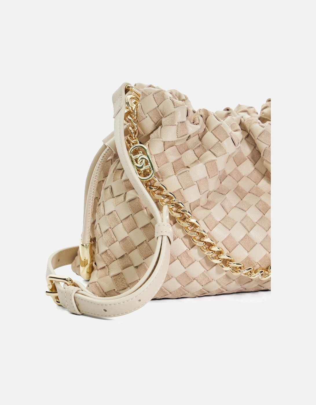 Accessories Primrose S - Small Drawstring Woven Leather Bag