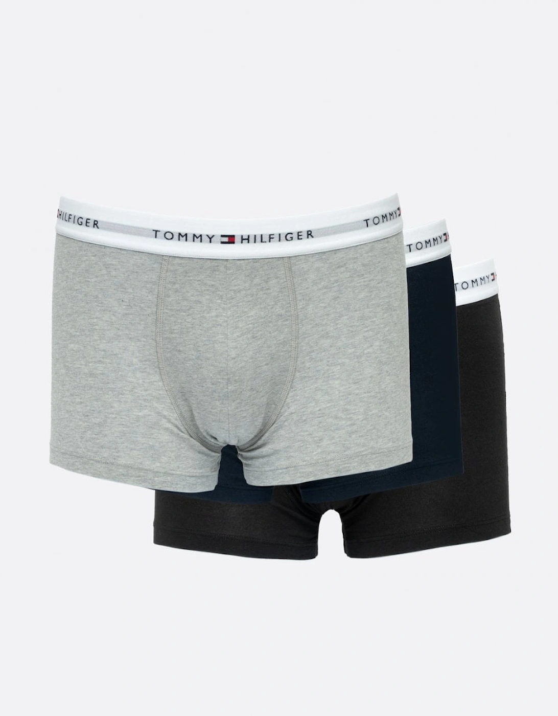 3 Pack Mens Contrast Trunks, 5 of 4