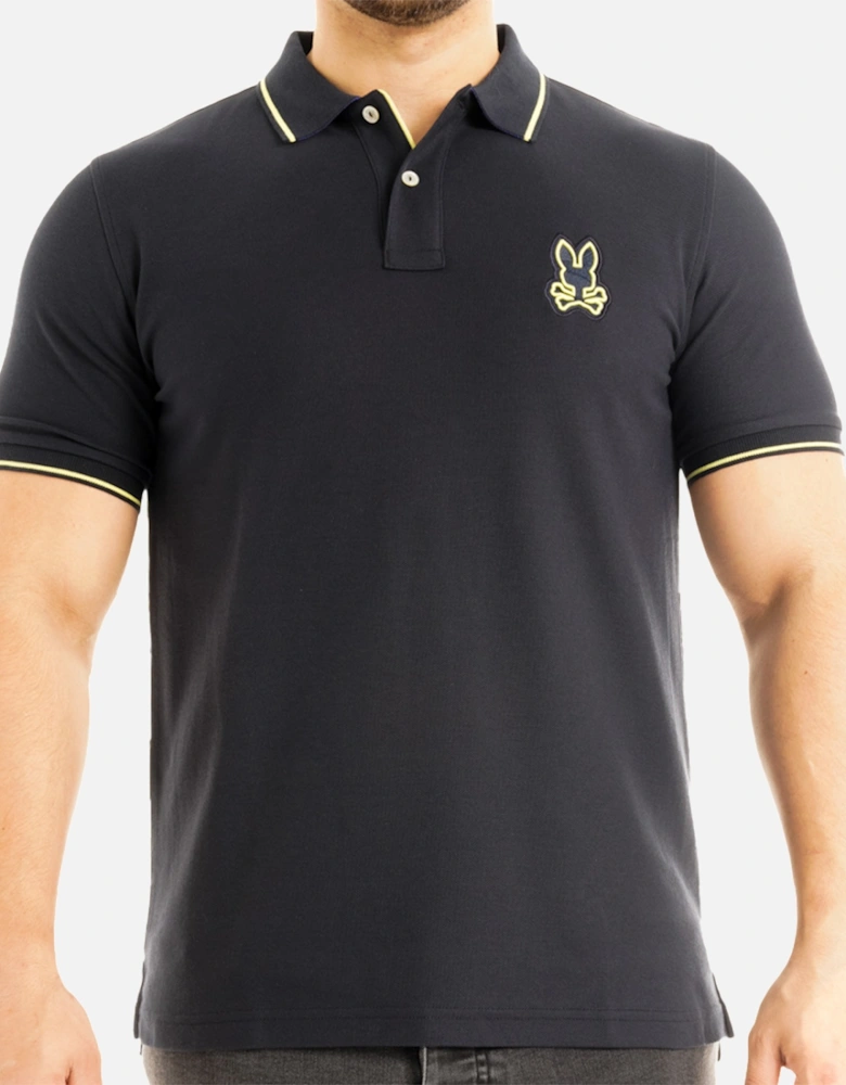 Mens Lenox Pique Polo Shirt (Navy)