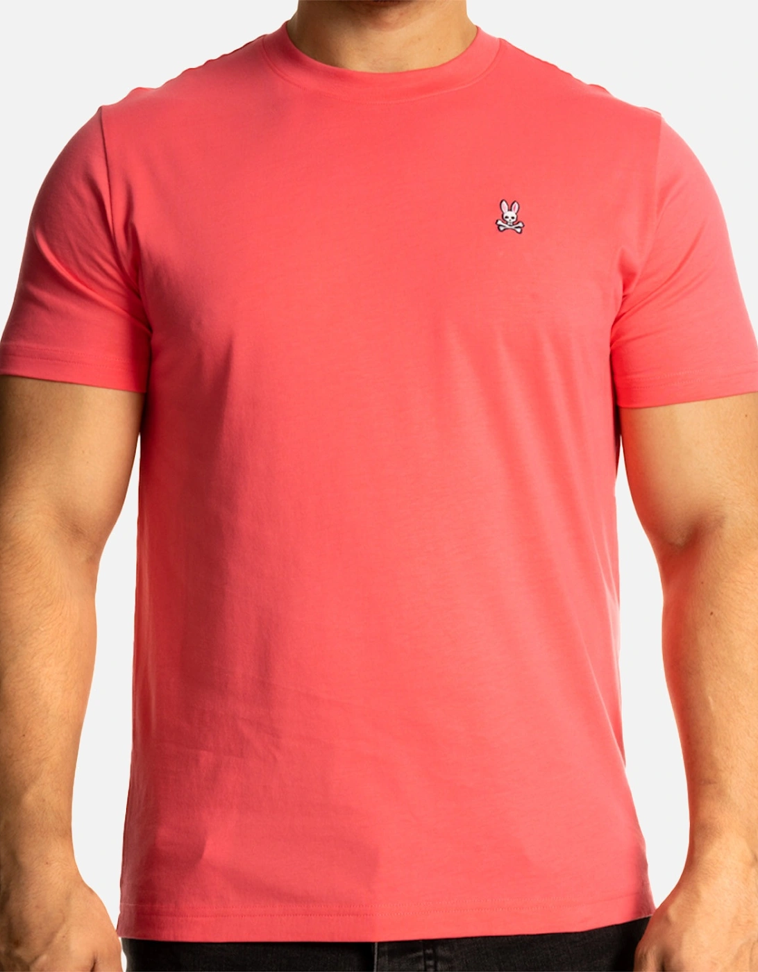 Mens Classic Crew T-Shirt (Pink), 8 of 7