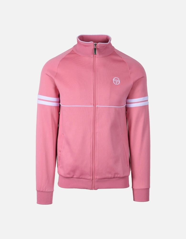 Orion Track Top Wild Rose/white