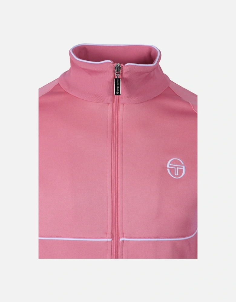 Orion Track Top Wild Rose/white