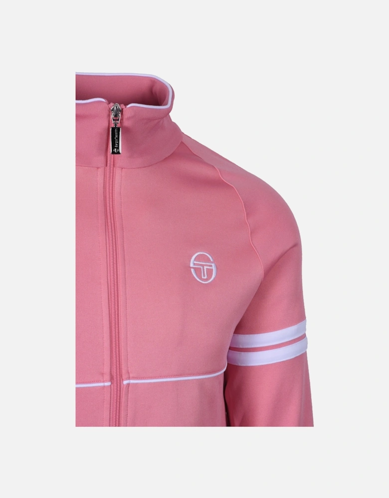 Orion Track Top Wild Rose/white