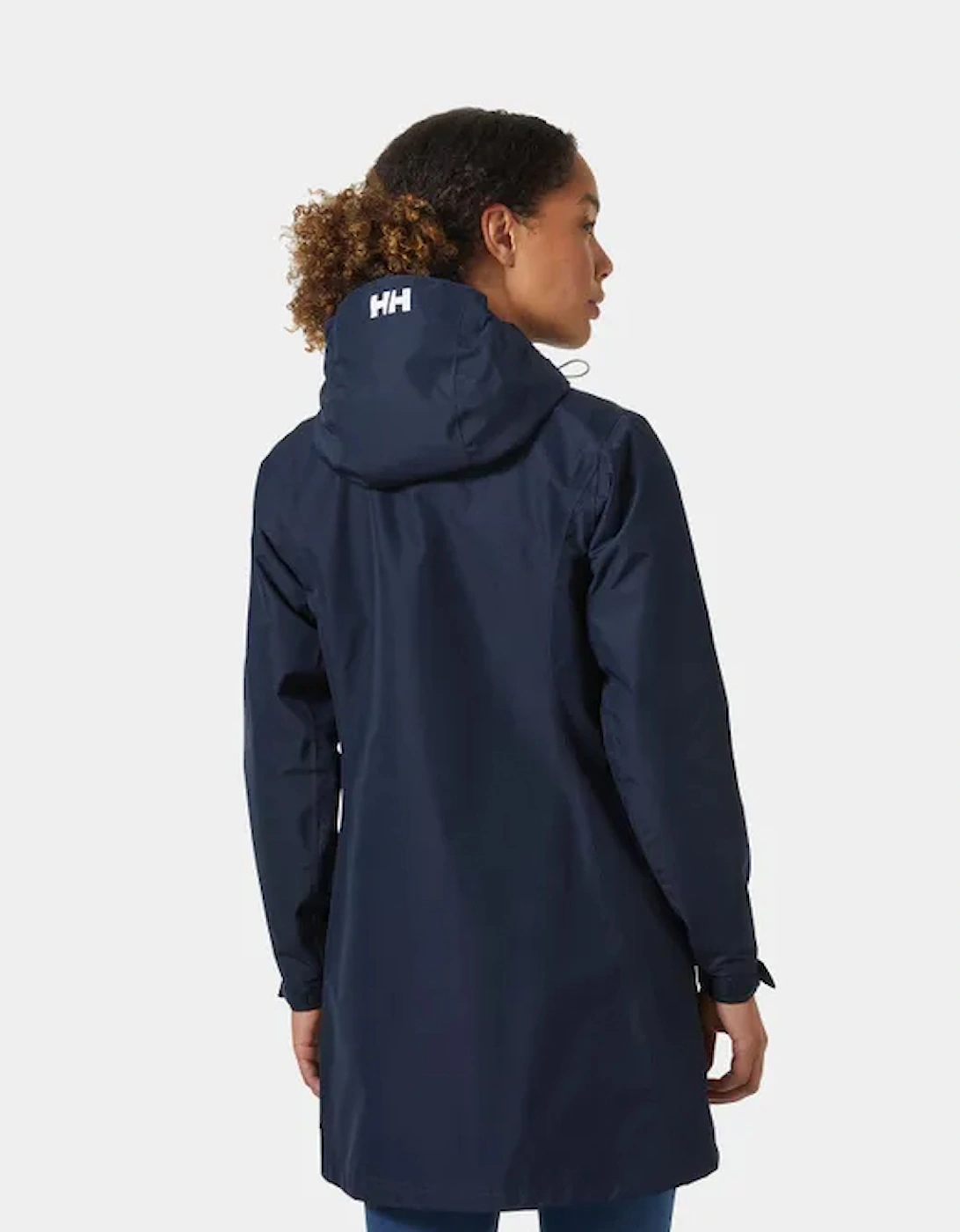 Women's Long Belfast Jacket Navy