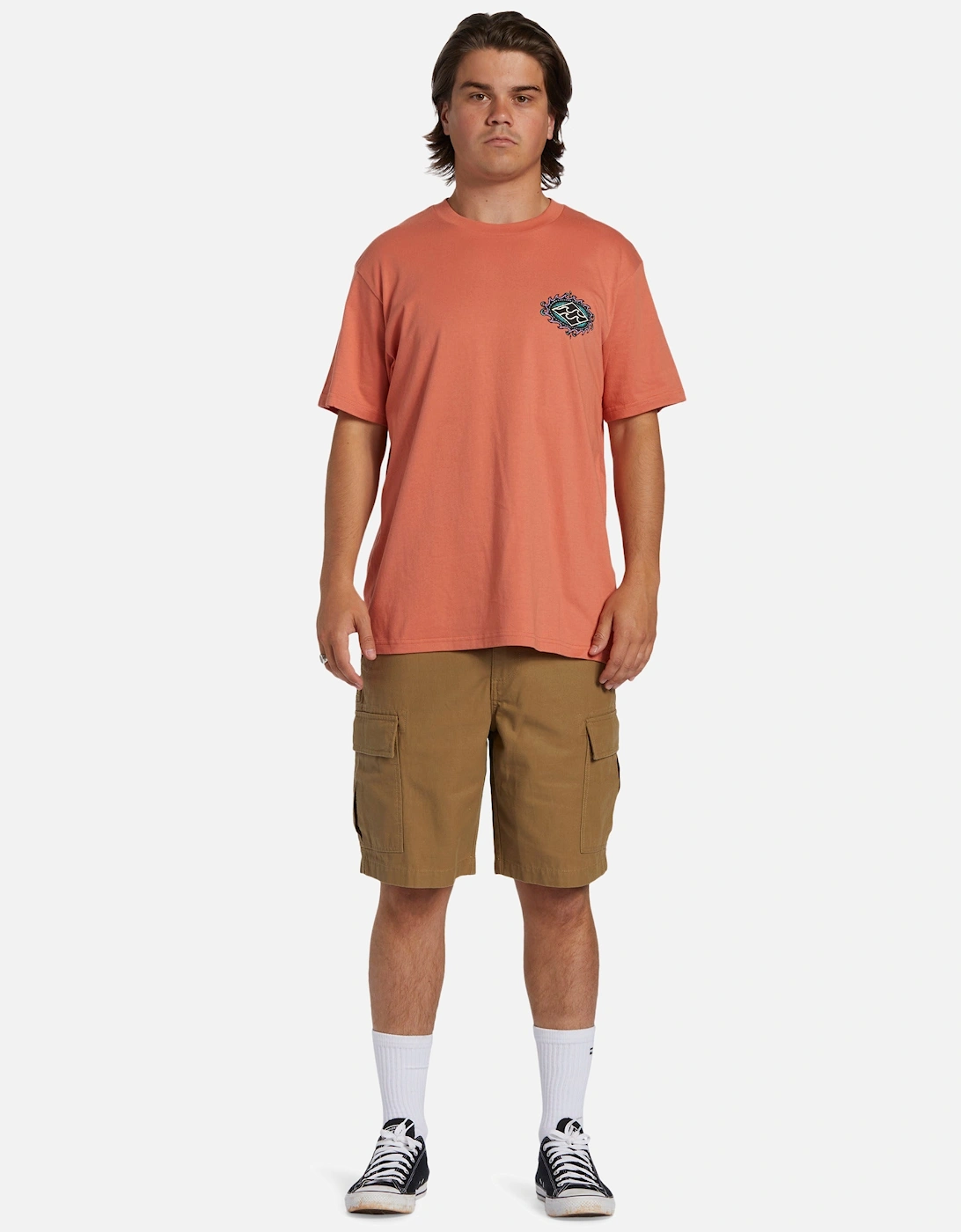 Mens Crayon Wave Short Sleeve T-Shirt